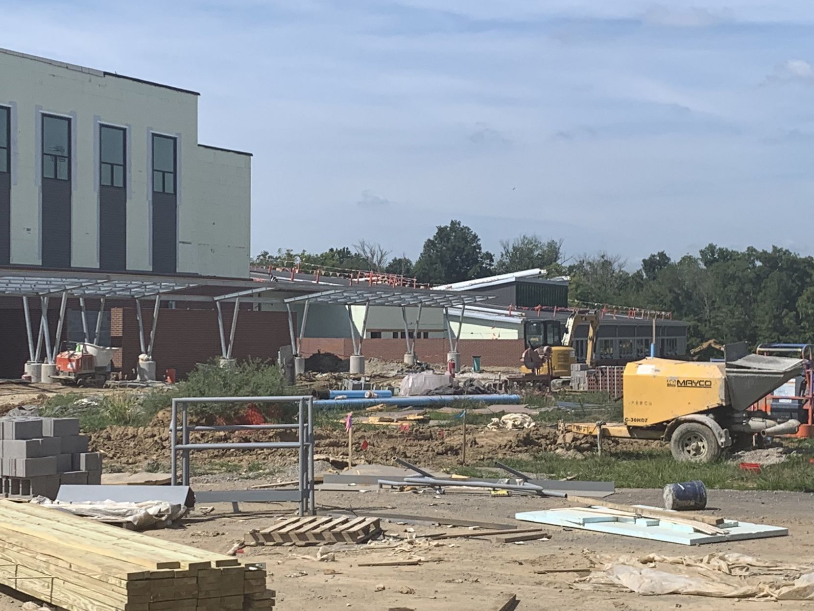Marnel C. Moorman School under construction